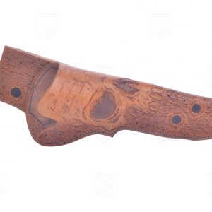 Kabura Skórzana do rewolweru czarnoprochowego 8"