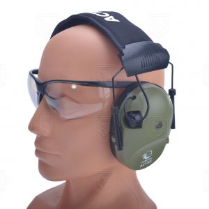 Ochronniki Słuchu + okulary ochronne Real Hunter Active PRO [12248]