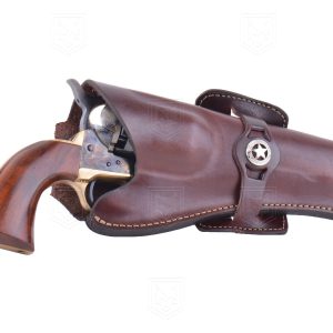 Kabura CP otwarta 6 cali brąz skóra