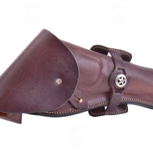 Kabura CP zamknięta 6 cali brąz skóra